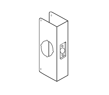 Picture for category Wrap Around Plate For Thicker Doors