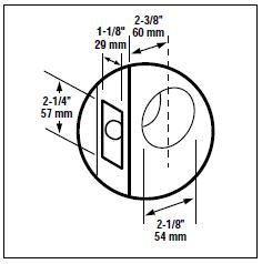 2-3/8" Backset