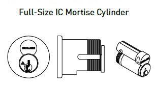 J - Large format IC core Cylinder