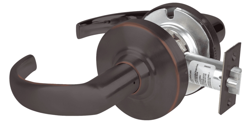 Picture of Schlage ND12DEL SPA - Grade 1 Electrified Cylindrical Lock, Exit Function, 12-24V DC, Fail Safe, Sparta Lever