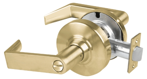 Picture of Schlage ND40S RHO - Grade 1 Bath/Bedroom Privacy Lock, Rhodes Lever, Non-Keyed