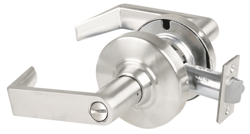 Picture of Schlage ND44S RHO - Grade 1 Hospital Privacy Lock, Rhodes Lever, Non-Keyed