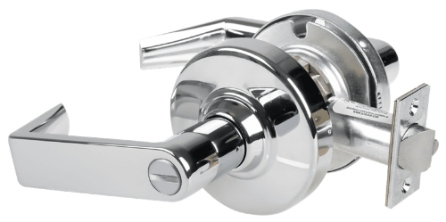 Picture of Schlage ND44S RHO - Grade 1 Hospital Privacy Lock, Rhodes Lever, Non-Keyed
