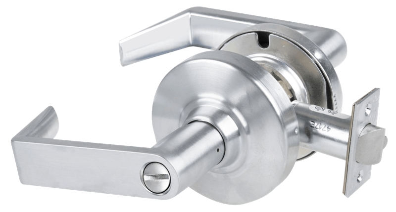 Picture of Schlage ND44S RHO - Grade 1 Hospital Privacy Lock, Rhodes Lever, Non-Keyed