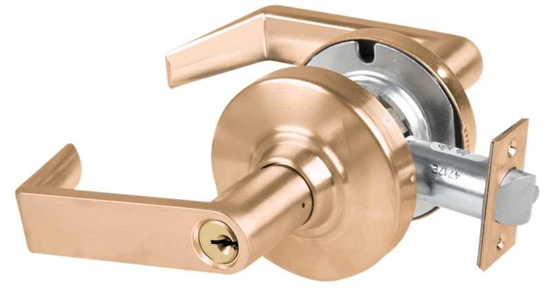 Picture of Schlage ND53PD RHO - Grade 1 Entrance Lock, Rhodes Lever, Standard Cylinder