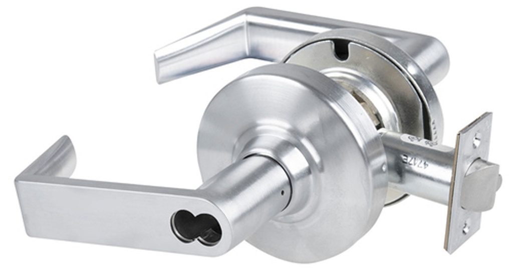 Picture of Schlage ND66BD RHO - Grade 1 Store Lock, Rhodes Lever, SFIC Prep Less Core