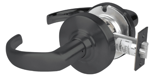 Picture of Schlage ND12DEU SPA - Grade 1 Electrified Cylindrical Lock, Exit Function, 12-24V DC, Fail Secure, Sparta Lever