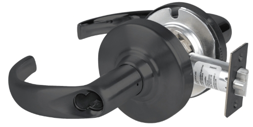 Picture of Schlage ND80BDEL SPA - Grade 1 Electrified Cylindrical Lock, Storeroom Function, 12-24 VDC, Fail Safe, Sparta Lever, SFIC Prep