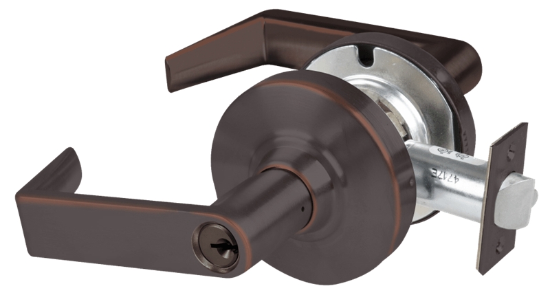 Picture of Schlage ND92PD RHO - Grade 1 Entrance Lock, Rhodes Lever, Standard Cylinder