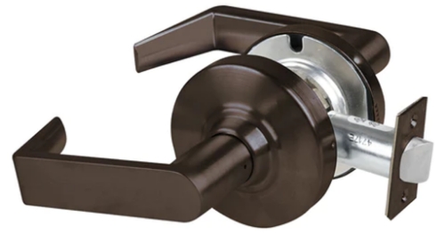 Picture of Schlage ND12DEL RHO - Grade 1 Electrified Cylindrical Lock, Exit Function, 12-24V DC, Fail Safe, Rhodes Lever