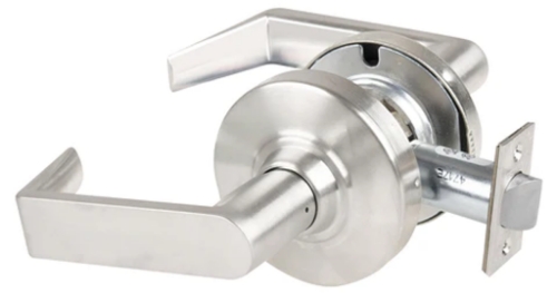 Picture of Schlage ND12DEL RHO - Grade 1 Electrified Cylindrical Lock, Exit Function, 12-24V DC, Fail Safe, Rhodes Lever