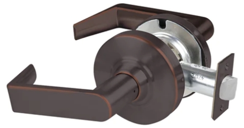 Picture of Schlage ND12DEL RHO - Grade 1 Electrified Cylindrical Lock, Exit Function, 12-24V DC, Fail Safe, Rhodes Lever