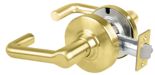 Picture of Schlage ND12DEL TLR Grade 1 Electrified Cylindrical Lock, Exit Function, 12-24V DC, Fail Safe, Tubular Lever, No Cylinder Override