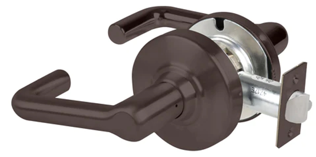 Picture of Schlage ND12DEL TLR Grade 1 Electrified Cylindrical Lock, Exit Function, 12-24V DC, Fail Safe, Tubular Lever, No Cylinder Override