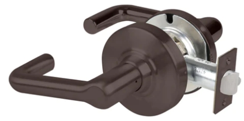 Picture of Schlage ND12DEL TLR Grade 1 Electrified Cylindrical Lock, Exit Function, 12-24V DC, Fail Safe, Tubular Lever, No Cylinder Override
