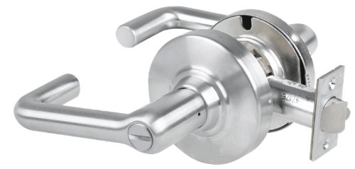 Picture of Schlage ND44S TLR Grade 1 Hospital Privacy Lock, Tubular Lever, Non-Keyed