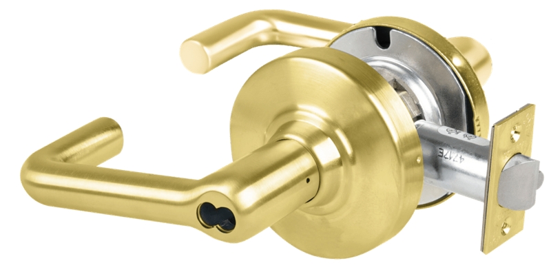 Picture of Schlage ND60JD TLR Grade 1 Vestibule Lock, Tubular Lever, FSIC Prep Less Core