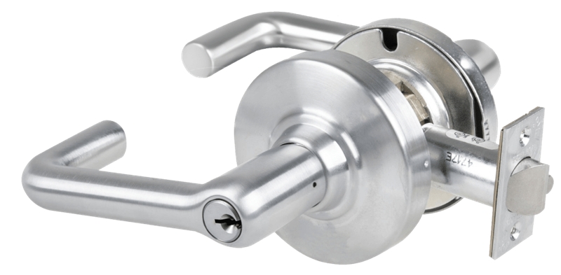 Picture of Schlage ND78PD TLR Grade 1 Classroom Lock, Tubular Lever, Standard Cylinder