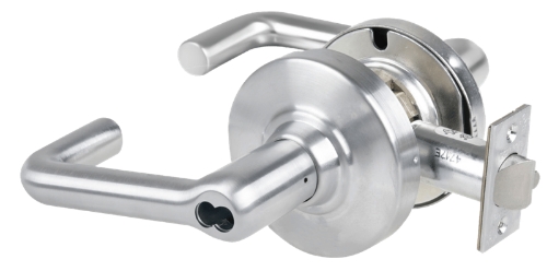 Picture of Schlage ND80BDEU TLR Grade 1 Electrified Cylindrical Lock, Storeroom Function, 12-24 VDC, Fail Secure, Tubular Lever, SFIC Prep
