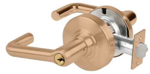 Picture of Schlage ND80PDEU TLR Grade 1 Electrified Cylindrical Lock, Storeroom Function, 12/24 VDC, Fail Secure, Tubular Lever