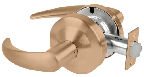 Picture of Schlage ND12DEL OME Grade 1 Electrified Cylindrical Lock, Exit Function, 12-24V DC, Fail Safe,  Omega Lever