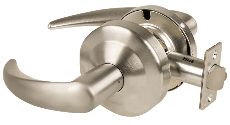 Picture of Schlage ND12DEL OME Grade 1 Electrified Cylindrical Lock, Exit Function, 12-24V DC, Fail Safe,  Omega Lever