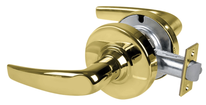 Picture of Schlage ND10S ATH Grade 1 Passage Latch, Athens Lever, Non-Keyed