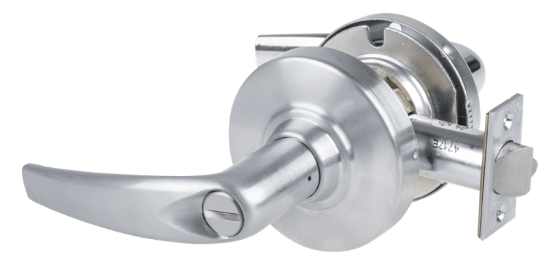 Picture of Schlage ND40S ATH Grade 1 Bath/Bedroom Privacy Lock, Athens Lever, Non-Keyed