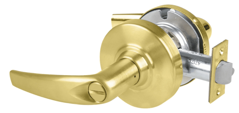 Picture of Schlage ND40S ATH Grade 1 Bath/Bedroom Privacy Lock, Athens Lever, Non-Keyed