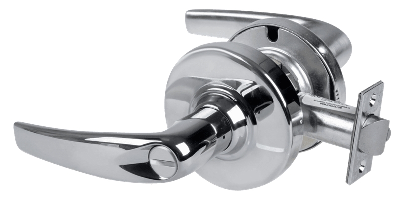 Picture of Schlage ND40S ATH Grade 1 Bath/Bedroom Privacy Lock, Athens Lever, Non-Keyed