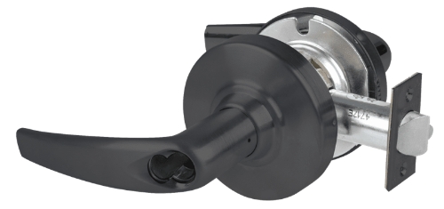 Picture of Schlage ALX53J ATH Grade 2 Entrance Cylindrical Lock with Field Selectable Vandlgard, Athens Lever, FSIC Less Core