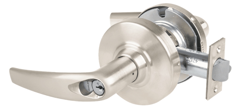 Picture of Schlage ALX80R ATH Grade 2 Storeroom Cylindrical Lock with Field Selectable Vandlgard, Athens Lever, FSIC Core