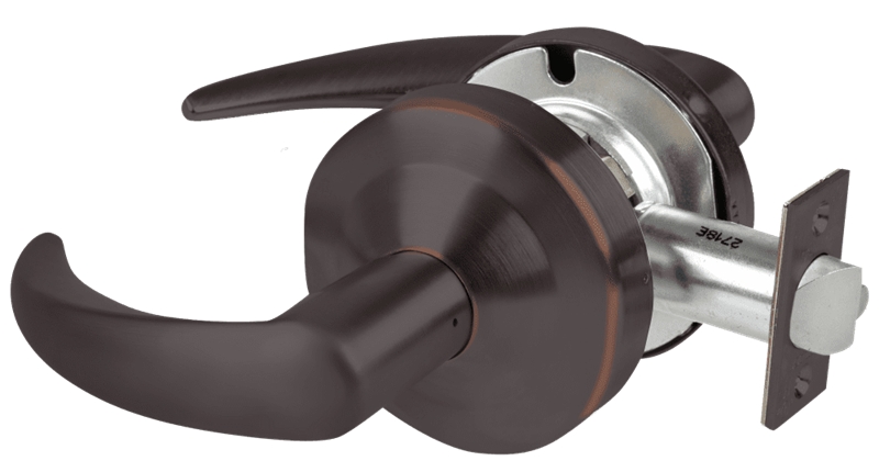Picture of Schlage ALX10 OME Grade 2 Passage Cylindrical Lock with Field Selectable Vandlgard, Omega Lever