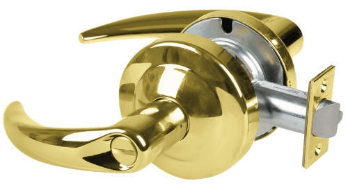 Picture of Schlage ALX40 OME Grade 2 Privacy Cylindrical Lock with Field Selectable Vandlgard, Omega Lever, Non-Keyed