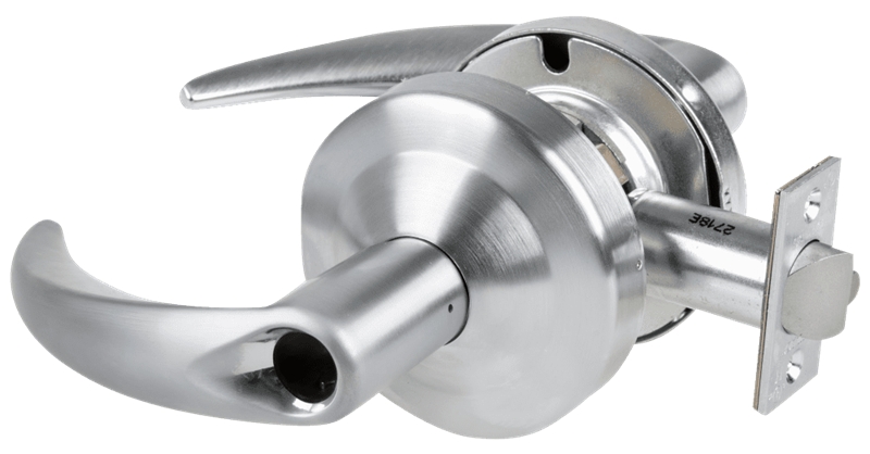 Picture of Schlage ALX50L OME Grade 2 Office Cylindrical Lock with Field Selectable Vandlgard, Omega Lever, Conventional Less Cylinder