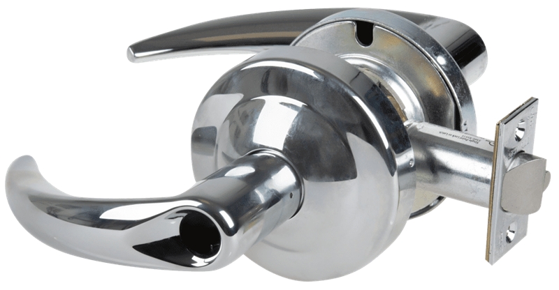 Picture of Schlage ALX50L OME Grade 2 Office Cylindrical Lock with Field Selectable Vandlgard, Omega Lever, Conventional Less Cylinder