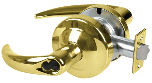 Picture of Schlage ALX53J OME Grade 2 Entrance Cylindrical Lock with Field Selectable Vandlgard, Omega Lever, FSIC Less Core