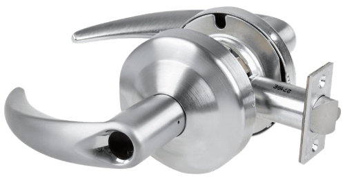 Picture of Schlage ALX70L OME Grade 2 Classroom Cylindrical Lock with Field Selectable Vandlgard, Omega Lever, Conventional Less Cylinder