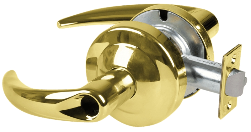 Picture of Schlage ALX70L OME Grade 2 Classroom Cylindrical Lock with Field Selectable Vandlgard, Omega Lever, Conventional Less Cylinder