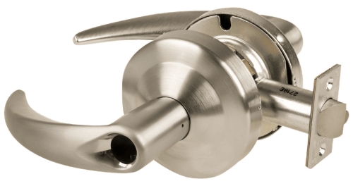 Picture of Schlage ALX70L OME Grade 2 Classroom Cylindrical Lock with Field Selectable Vandlgard, Omega Lever, Conventional Less Cylinder