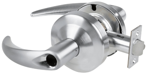 Picture of Schlage ALX70L OME Grade 2 Classroom Cylindrical Lock with Field Selectable Vandlgard, Omega Lever, Conventional Less Cylinder