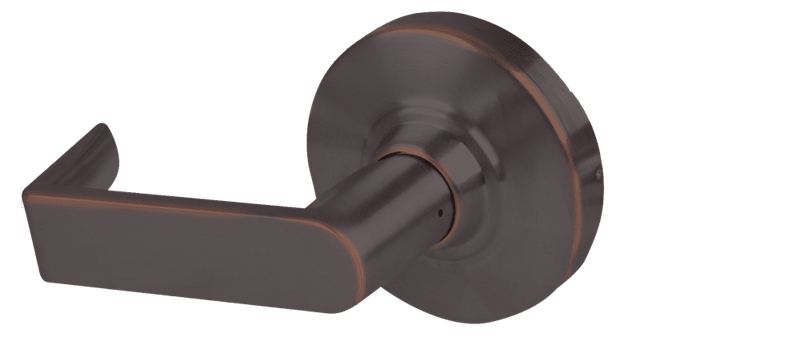 Picture of Schlage ALX172 RHO Grade 2 Double Dummy Cylindrical Lock with Field Selectable Vandlgard, Rhodes Lever