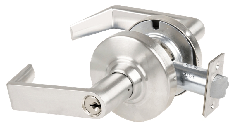 Picture of Schlage ALX50P RHO Grade 2 Office Cylindrical Lock with Field Selectable Vandlgard, Rhodes Lever, Conventional Cylinder, Keyed 5