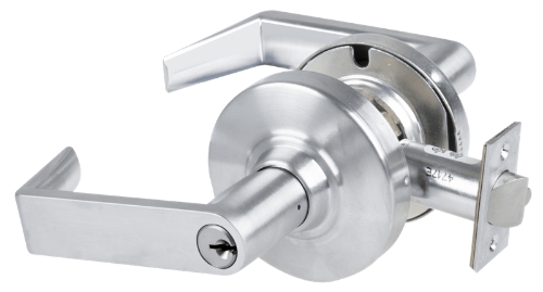 Picture of Schlage ALX50P RHO Grade 2 Office Cylindrical Lock with Field Selectable Vandlgard, Rhodes Lever, Conventional Cylinder, Keyed 5