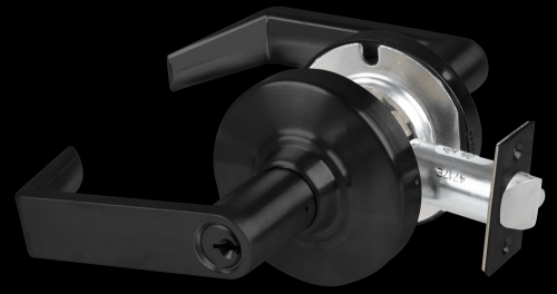 Picture of Schlage ALX53P RHO Grade 2 Entrance Cylindrical Lock with Field Selectable Vandlgard, Rhodes Lever, Conventional Cylinder - keyed 5
