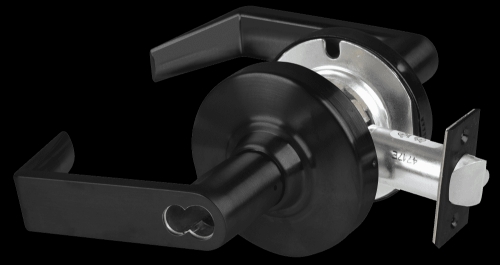 Picture of Schlage ALX70J RHO Grade 2 Classroom Cylindrical Lock with Field Selectable Vandlgard, Rhodes Lever, FSIC Less Core