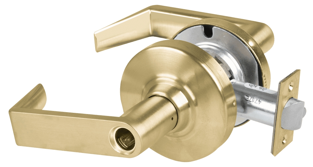 Picture of Schlage ALX70L RHO Grade 2 Classroom Cylindrical Lock with Field Selectable Vandlgard, Rhodes Lever, Conventional Less Cylinder