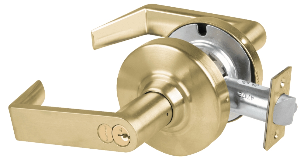 Picture of Schlage ALX70R RHO Grade 2 Classroom Cylindrical Lock with Field Selectable Vandlgard, Rhodes Lever, FSIC Core