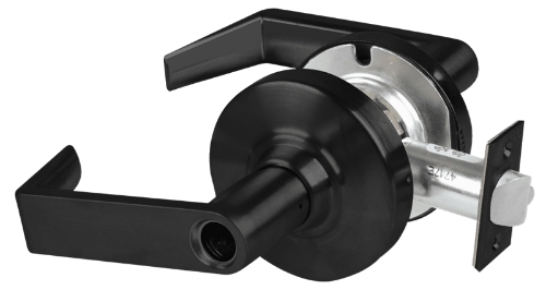 Picture of Schlage ALX80L RHO Grade 2 Storeroom Cylindrical Lock with Field Selectable Vandlgard, Rhodes Lever, Conventional Less Cylinder