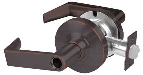 Picture of Schlage ALX80L RHO Grade 2 Storeroom Cylindrical Lock with Field Selectable Vandlgard, Rhodes Lever, Conventional Less Cylinder